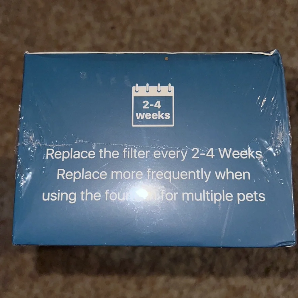 16 Pack Replacement Filters for 101oz/3L Automatic Cat Water Fountain